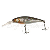 Воблер JACKALL Squad Shad 65 цв. hl silver & black 65мм 7,2г suspending 1,8 - 2 м