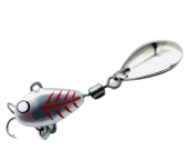 Тейл-спиннер HURRICANE 42g Silver Ghost