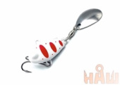 Тейл-спиннер ТС-1 #01 Белый-Красный 25г.