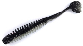 Силиконовая приманка FISHING STYLE MORDER 3"(75 мм) уп.8 шт.#001 Silver Black