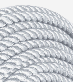 Канат полиэфирный POLYTEX   13,0 мм, тест 2600 кг, 100 м, белый, бухта