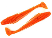 Силиконовая приманка FISHING STYLE CHECKMATE BIG 7,1"(180 мм) уп.2 шт.#103 Orange