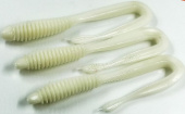 Силиконовая приманка FISHING STYLE HAPPY WORM  4"(102 мм) уп.6 шт.#101 White