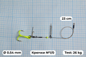 Стингеры Gurza-STINGER PIKE RIG ST36 № 1/0 CHuv (1шт/уп)