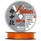 Леска Cast Vision 0,203 мм, 4,7 кг, 100 м, флуоресцентно-оранжевая (уп.5 шт)