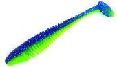 Силиконовая приманка FISHING STYLE CHECKMATE 3"(75 мм) уп.8 шт.#015 Dark blue lime