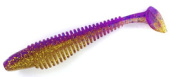 Силиконовая приманка FISHING STYLE CHECKMATE BIG 5,5"(140 мм) уп.3 шт.#048 Violet Gold