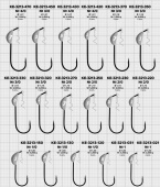 Крючки Gurza-Worm Swim Bait Hook (W) №1/0+2,0г (5шт/уп)
