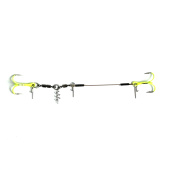 Стингеры Gurza-COMBI STINGER RIG DUO ST-36 №4 CHuv (1шт/уп) l 7 cm Ø 0,54 mm test 26 kg