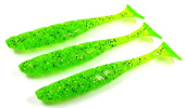 Силиконовая приманка FISHING STYLE RUMBA 7,5"(190 мм) уп.2 шт.#102 Lime