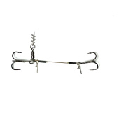 Стингеры Gurza-LOWER STINGER RIG DUO ST-36 №4 BC (1шт/уп) Ø 0,54 mm test 26 kg 