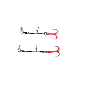 Стингеры Gurza-LEADER STINGER RIG ST-36 № 4 Ruv (2шт/уп) (L=6,5 и 8,5 сm) Ø 0,54 mm test 26 kg