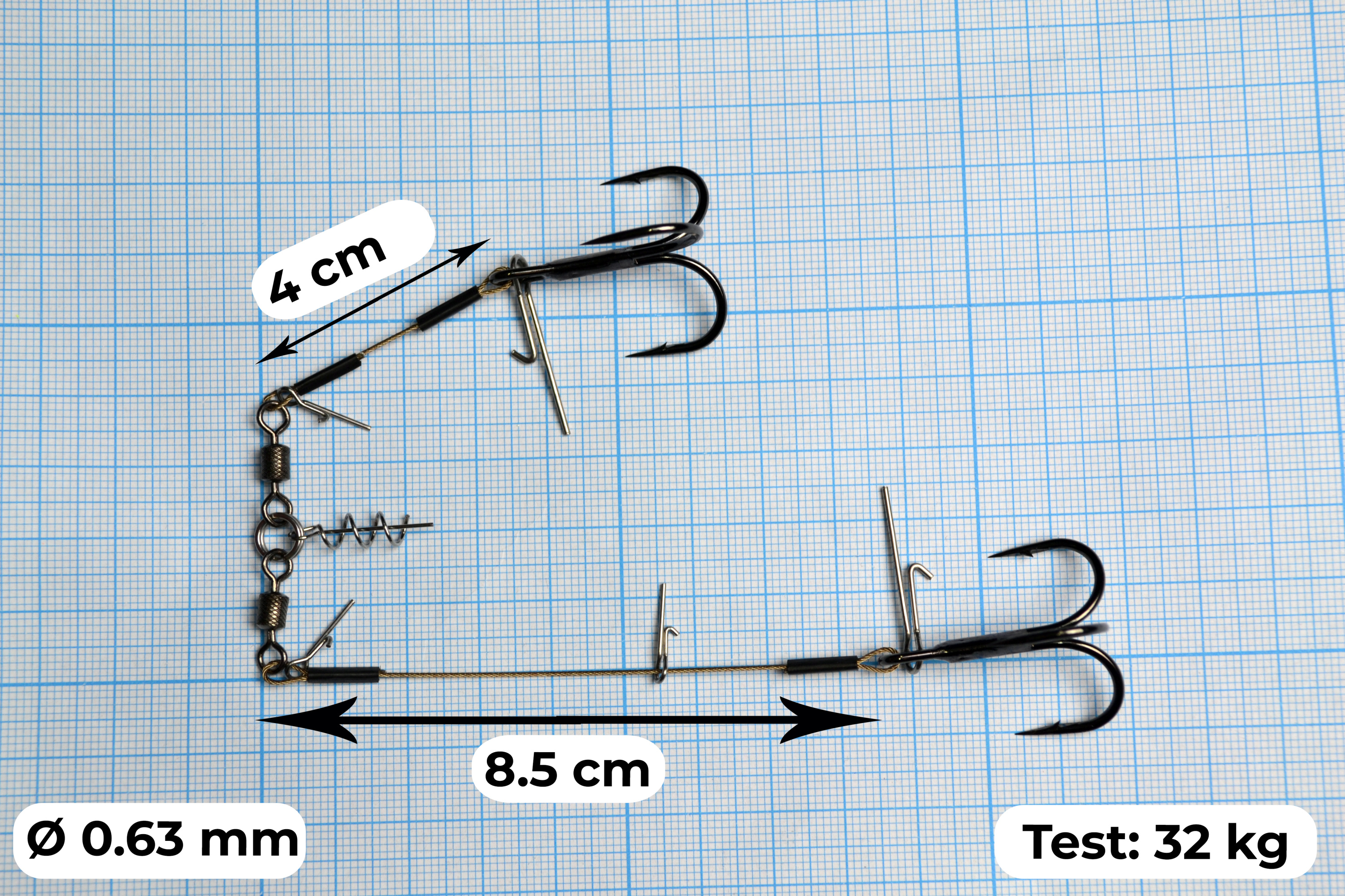 Стингеры Gurza-COMBI STINGER RIG DUO ST-36 № 1/0 BN (1шт/уп)