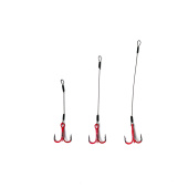 Стингеры Gurza-LEADER STINGER RIG ST-36 № 8 Ruv (3шт/уп) (L=5/7/8,5сm)