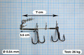Стингеры Gurza-LOWER STINGER RIG ST-36 №1 BN (1шт/уп)