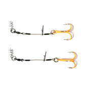 Стингеры Gurza-LEADER STINGER RIG ST-36 № 2 ORuv (2шт/уп) (L= и 9сm) Ø 0,54 mm test 26 kg