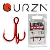 Крючки Gurza-treble hooks ST-36 SPORT R № 10 (3шт/уп)