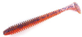 Силиконовая приманка FISHING STYLE SPRING TAIL 3,5"(88 мм) уп.8 шт.#049 Brown Fire