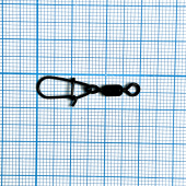 Застежка с вертлюжком Gurza-Rolling Swivel SS/CRANKBAIT SNAP BM № 6 (3шт./уп) (TEST 35 kg,W:0,570 g)