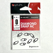 Застежки Gurza-DIAMOND Snap AC № 0 L:12,3mm, test:24 kg(8шт/уп)