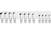Крючки Gurza-TROUT J4 BL TUNGSTEN BEADS BK № 6 (4шт/уп) (0,14g)