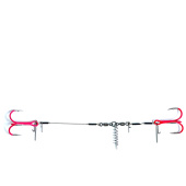 Стингеры Gurza-COMBI STINGER RIG DUO ST-36 № 3/0 Ruv (1шт/уп) L 17 Ø 0,63 test 32 kg 