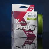 Шнур ProJig X-Force 0,14 мм, 9,0 кг,  100 м, хаки