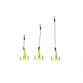 Стингеры Gurza-LEADER STINGER RIG ST-36 № 6 CHuv (3шт/уп) (L=5/7/8,5сm)