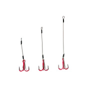 Стингеры Gurza-LEADER STINGER RIG ST-36 № 6 Ruv (3шт/уп) (L=5/7/8,5сm)