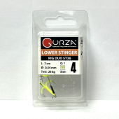 Стингеры Gurza-LOWER STINGER RIG DUO ST-36 №4 SHuv (1шт/уп) L 7 cm Ø 0,54 test 26 kg