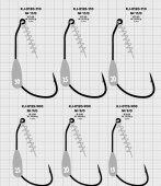Крючки Gurza-SWIM BAIT WEIGHTED Hook № 1/0 BN (4шт/уп) 10.0гр.