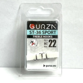 Крючки Gurza-treble hooks ST-36 SPORT BC № 22 (3шт/уп)