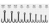 Крючки Gurza-Double Hook Long Shank №2 BN (50шт/уп)