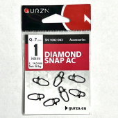 Застежки Gurza-DIAMOND Snap AC № 1 L:13,2mm, test:28 kg (7шт/уп)