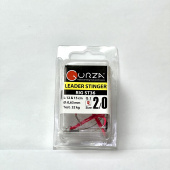 Стингеры Gurza-LEADER STINGER RIG ST-36 № 2/0 Ruv (2шт/уп) (L=12 и 15 сm)