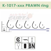 Крючки Gurza-PRAWN Ring BN № 3 (10шт/уп)