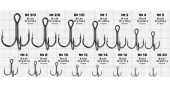 Крючки Gurza-Round treble hook ST-36 BC № 1/0 (10шт/уп)