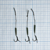 Поводок c крючком Gurza-METHOD Hair Rig TSUYOSHI HOOK BAIT SPIKE №6 90mm/25LB 3шт.x5