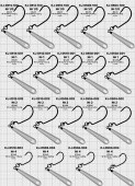 Крючки Gurza-WORM 101 LE JR HOOK № 1/0+12g (3шт/уп)