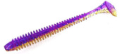 Силиконовая приманка FISHING STYLE SPRING TAIL 3,5"(88 мм) уп.8 шт.#048 Violet Gold