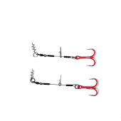 Стингеры Gurza-LEADER STINGER RIG ST-36 № 2 Ruv (2шт/уп) (L=7 и 9 сm) Ø 0,54 mm test 26 kg